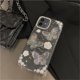 thumbnail image 5 of Compatible con iPhone 11 3D Mariposa Floral Transparente Con Diseño Estético Mujeres Adolescentes Niñas Glitter Pretty Crystal Sparkle Sparkly Cute Girly Phone Case, 5 of 5