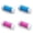 Pink 2PCS & Blue 2PCS, variant on 4 Pack Replacement Rollers Heads for Electric CallusRemover Foot Exfoliator Removal Replacement Head Foot Scrubber Personal Foot File Pedicure Tools
