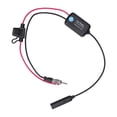 thumbnail image 2 of Antena amplificadora de señal de radio para coche de 12 V, amplificador de señal de radio FM/AM con clip, 2 of 14