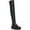 Black Pari, variant on Steve Madden Womens Industry Faux Leather Chunky Thigh-High Boots