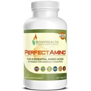 BodyHealth PerfectAmino Tablets (1PK), All 8 Essential Amino Acids with BCAAs