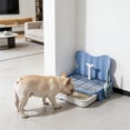 thumbnail image 4 of EGNMCR Dog Potty Tray With Spatter Baffle Urine Post Indoor Puppy Toilet With Removable Reseau Disclosure Proof Base Plain Clean Pet Litter Box For Small Medium Dogs P lastic dog toilets, 4 of 6