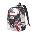 thumbnail image 2 of Kuqiui American Flag Eagle Art Print Canvas Travel Laptop Backpack for Men Women,Business Work Rucksack College School Computer Bag Fits 15.6 Inch Notebook, 2 of 6