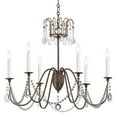 thumbnail image 2 of 12166GL/CRY Maxim Lighting Plumette - 6 Light Chandelier In Traditional Style-22 Inches Tall and 28 Inches Wide-Gold Leaf Finish    -Traditional, 2 of 3