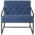 thumbnail image 6 of Flash Furniture HERCULES Madison Series Retro Blue LeatherSoft Tufted Lounge Chair, 6 of 6