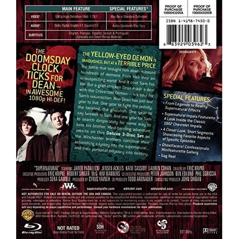 Supernatural: Complete Third Season - Blu-ray, Winchester Brothers