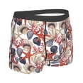 thumbnail image 2 of KLL Starfish Shell Men's Cotton Boxer Briefs Underwear-Large, 2 of 8