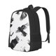 thumbnail image 1 of Balery Monochrome Flying Ravens Mochila para hombre y mujer - Tela Oxford 600D resistente - Gran capacidad, resistente al agua, ideal para la escuela, viajes y senderismo, 1 of 6