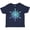 Navy Blue, variant on Inktastic Christmas Blue Ice Snowflake Boys or Girls Toddler T-Shirt
