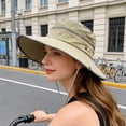 thumbnail image 5 of Outdoor Sun Hat Wide Brim Sun Protection Hat - Windproof Fisherman Hat Breathable Travel Hat, 5 of 6