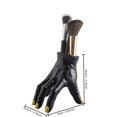 thumbnail image 2 of Desk Pen Holder, Black Hand Shaped Decor, 1 Piece Statue, For Home Office Makeup Brush Storage Decor, 2 of 5
