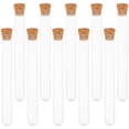 thumbnail image 1 of MasteelfCA 30pcs Transparent Storage Test Tubes Multi-functional Test Tubes with Cork, 1 of 7
