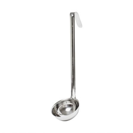 Truecraftware – 8 oz. Stainless Steel Ladle, Hooked Handle