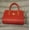 Red, variant on Farie Women's Patent Leather Shoulder Bag Tote, Red