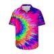 thumbnail image 3 of Camisas de Manga Larga para Hombres Blusa Cómoda de Cuello de Impresión, Camisa Casual de Poliéster para Uso Diario, de Fiesta Y de Primavera de Verano, 3 of 5