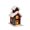 MulticolorB, variant on Hwkond Christmas Ornaments Christmas Small House Christmas Decoration Ornaments Christmas Micro PVC Small House Christmas Decoration