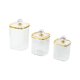 thumbnail image 1 of 3 cajas de almacenamiento para refrigerios, recipiente nórdico reutilizable con divisiones para servir refrigerios. Diamante grande y transparente, 1 of 9
