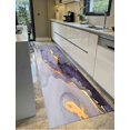 thumbnail image 2 of Marble Rugs, Purple Marble Rugs, Alcohol Ink Rug, Purple And Gold Marble Rugs, Luxury Rug, Non Slip Rug, Classic Rug, Thick Rug, Runner Rug, 3.3'x6.5' - 100x200 cm, 2 of 7