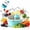 Blue, variant on 2027 Upgraded Electric Fruit Washer,Electric Salad Spinner with Non-Slip Base for Veggie,Grains,Rice,Meat,Seafood