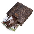 thumbnail image 5 of Wrangler Wildside Cheetah Tote Bag for Women Medium Top-Handle Handbags, Coffee, 5 of 8