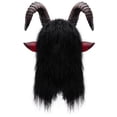thumbnail image 5 of Nueva máscara de terror con forma de cabeza de toro y cuernos de caballo, para cosplay, demonio, mensajero del infierno (1 unidad), 5 of 5