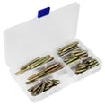 thumbnail image 2 of Nimomo Tornillos de Espiga 90 Piezas M6 Tornillo de Espiga Conector de Muebles de carpintería Tornillo de Doble Extremo Perno de suspensión, 2 of 8