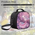 thumbnail image 6 of Yuyamidu Pink Axolotl Lunch Bag for Girls Lightweight Portable Leakproof Kids Lunch Box Large Capacity Thermal Picnic Cool Bags for Work School Picnic Camping, 6 of 6