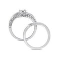 thumbnail image 4 of Everly Women's Diamond Sterling Silver Bridal Set, 4 of 7