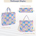 thumbnail image 6 of FORMRS Womens Corduroy Tote Bag Crossbody Shoulder Handbag with Pocket, Playful Daisy, 6 of 7