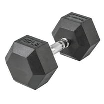 Lifeline Fitness Premium Rubber Hex Dumbbell, Single, 40 lbs