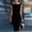 Black, variant on Women's Elegant Off Shoulder Bodycon Midi Dress – Solid Color Slim Fit Formal Wedding Guest Dress White,XL