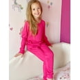 thumbnail image 6 of Arshiner Thermal Underwear for Kids Long Johns Girls Base Layer Top and Bottom Set, 6 of 6