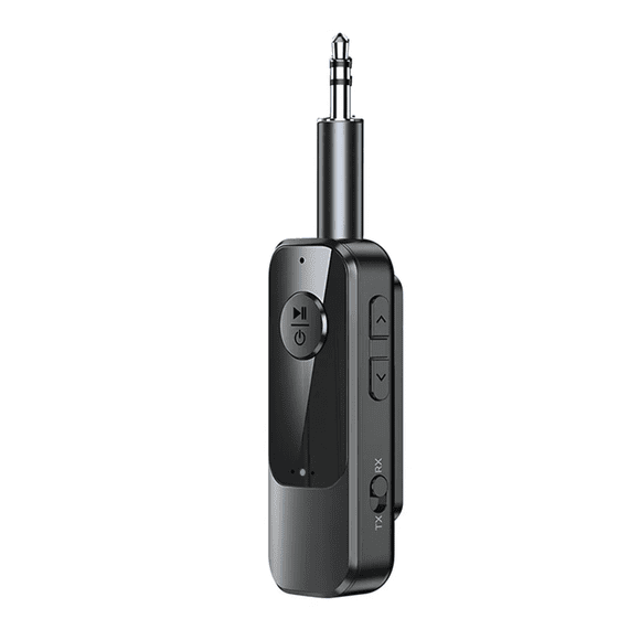 Receptor Auxiliar Bluetooth 5.3 Con Conector Aux 3.5 P/ Pc Tv Bocina Laptop Y Coche