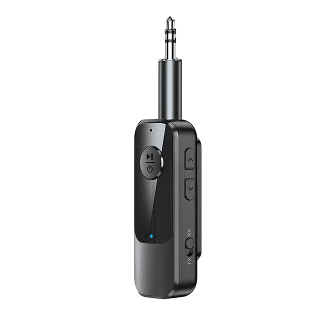 Receptor Auxiliar Bluetooth 5.3 Con Conector Aux 3.5 P/ Pc Tv Bocina Laptop Y Coche