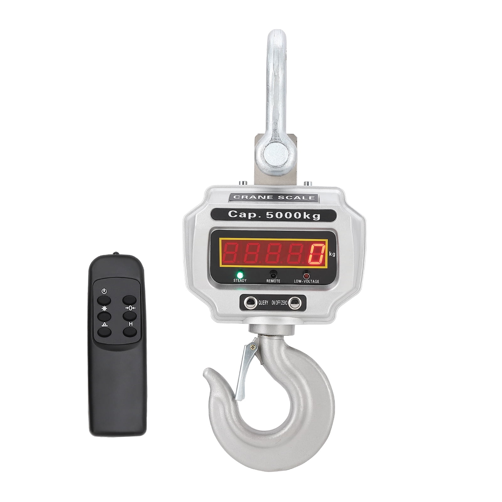EastVita Industrial Crane Scale,Max Weight 11000lbs/5T,LED Remote Control Display,High Precision Digital Hanging Scale,Construction,Factory,Cast Aluminum