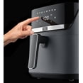 thumbnail image 7 of TRU 6-Quart Digital Air Fryer by Select Brands - Family Size, One-Touch Control, 8 Presets - Air Fry Chicken, Meat, Veggies, Fries - Nonstick Pot and Crisping Tray, Auto Shut Off, Matte Gray, 7 of 7