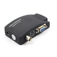 thumbnail image 1 of Moyic Convertidor de video BNC a VGA portátil Entrada de s-video compuesto a PC Adaptador de salida VGA Caja de interruptor digital Enchufe Juegos de teclado y mouse para computadora, 1 of 6