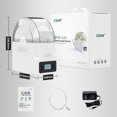thumbnail image 2 of eSUN eBOX Lite 3D Printer Filament Dry Box 3D Filament Dryer Storage Box Dehydrator Spool Holder Keep Filament Dry Compatible with 1.75mm 2.85mm 3mm Filament PLA ABS PETG Nylon and Other 3D, 2 of 7