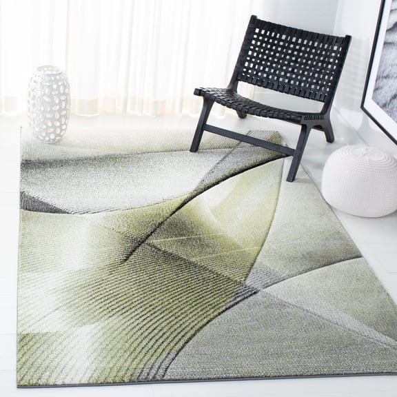 Safavieh Hollywood Celandine Abstract Area Rug, Gray/Green, 5'3" x 7'6"