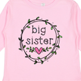 thumbnail image 4 of Inktastic Big Sister Leaves, Circle, Heart Girls Long Sleeve Toddler T-Shirt, 4 of 5