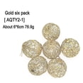 thumbnail image 2 of Christmas Tree Decoration Golden Ball Hanging Decor Christmas Ball For Holiday And Party Decor Ball, 2 of 5