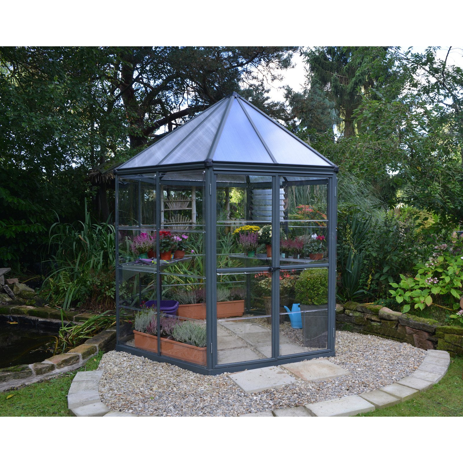 Palram Oasis Hex 7 x 8 ft. Greenhouse by Palram