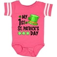 thumbnail image 3 of Inktastic My 1st St. Patrick's Day Green Top Hat and Clovers Boys or Girls Baby Bodysuit, 3 of 5