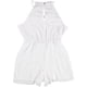 thumbnail image 2 of bar III Womens Dot Halter Romper Mono, Blanco, Mediano, 2 of 2