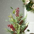 thumbnail image 3 of Glitzhome 20 in. Christmas Floral Table Tree Decor, 3 of 5