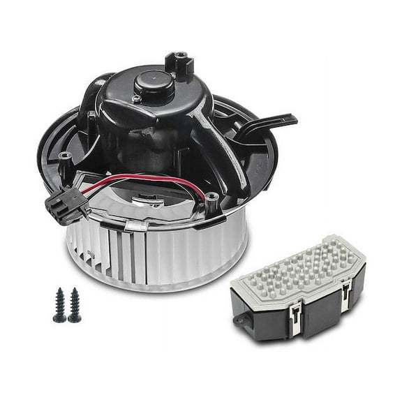 Front HVAC Blower Motor and Resistor Kit 2 - Compatible with 2013 - 2019 Volkswagen Passat 2014 2015 2016 2017 2018