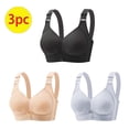 thumbnail image 2 of Erwazi Women's Wirefree Bras for Women Full Coverage No Underwire Everyday Comfortable Lace Bras Seamless, 2 of 9