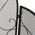 thumbnail image 3 of Melik Modern Iron Fireplace Screen, Matte Black, 3 of 7