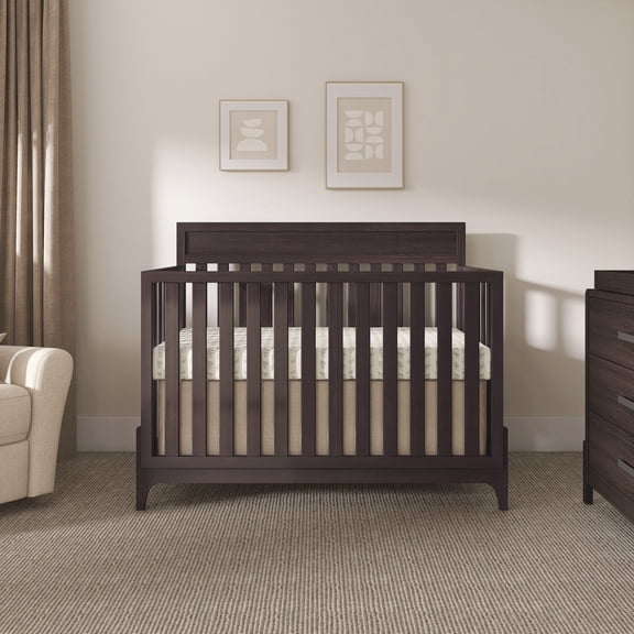 Evolur Atlas Convertible Crib, Roasted Chestnut