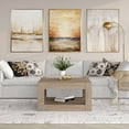 thumbnail image 4 of Evelyn&Zoe Hughes 32" Wide Square Coffee Table, Antiqued Gray Oak, 4 of 8